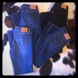 4 Pairs of Levi’s Jeans - Size 26/27